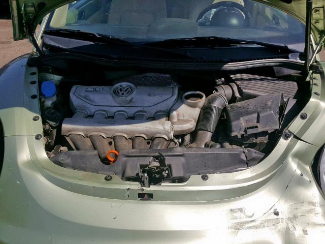 3VWPW31C98M501658 - 2008 VOLKSWAGEN NEW BEETLE მწვანე ფოტო 7