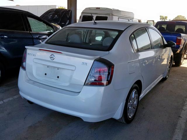 3N1AB6AP6BL616498 - 2011 NISSAN SENTRA 2.0 WHITE photo 4