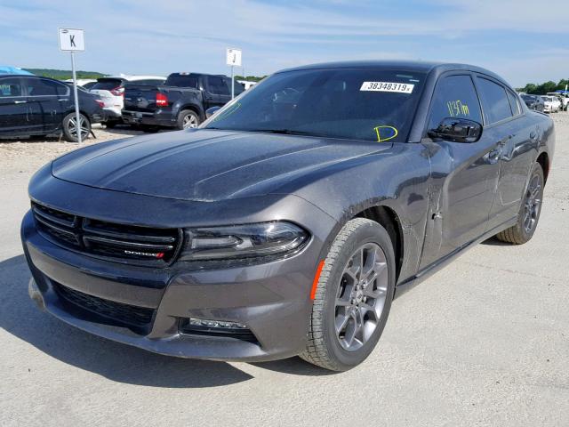 2C3CDXJG4JH223763 - 2018 DODGE CHARGER GT GRAY photo 2