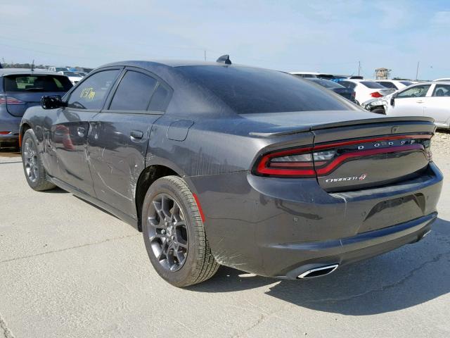 2C3CDXJG4JH223763 - 2018 DODGE CHARGER GT GRAY photo 3