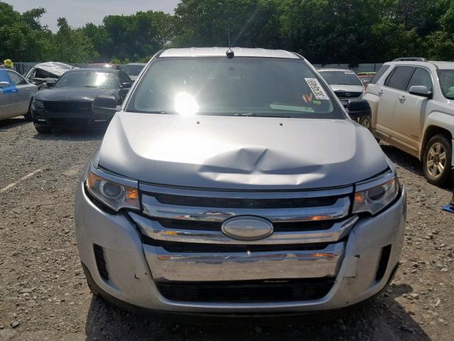 2FMDK3GCXDBC12062 - 2013 FORD EDGE SE SILVER photo 7