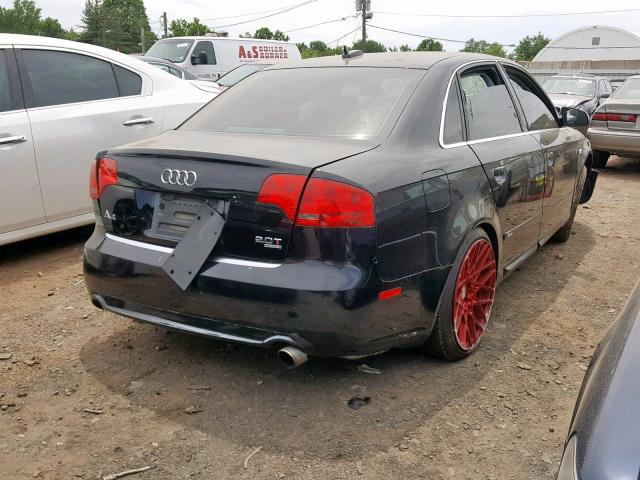 WAUEF78E16A257732 - 2006 AUDI A4 S-LINE BLACK photo 4