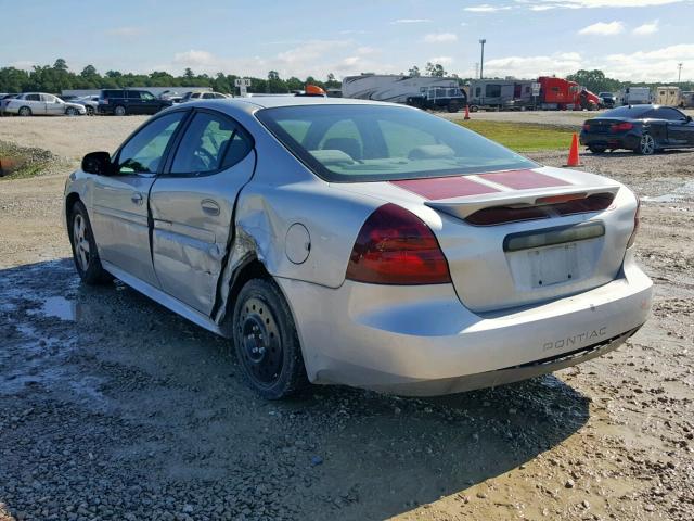 2G2WP522751161558 - 2005 PONTIAC GRAND PRIX SILVER photo 3