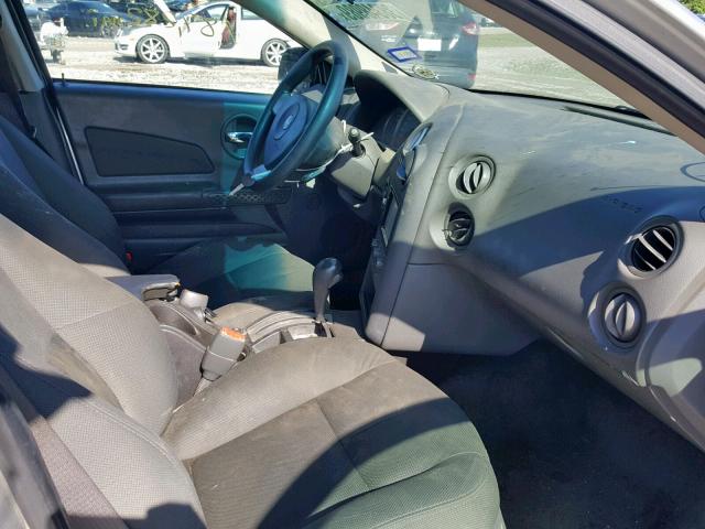 2G2WP522751161558 - 2005 PONTIAC GRAND PRIX SILVER photo 5