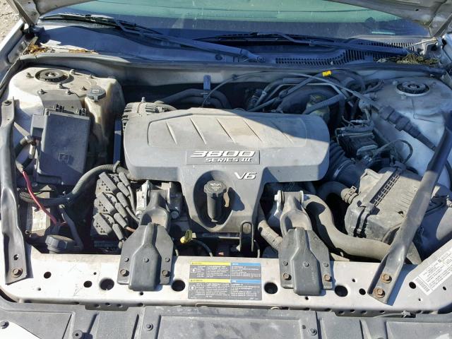 2G2WP522751161558 - 2005 PONTIAC GRAND PRIX SILVER photo 7
