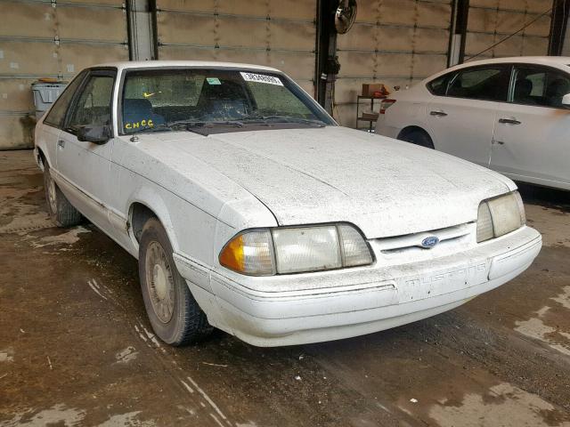 1FACP41M4PF195406 - 1993 FORD MUSTANG LX WHITE photo 1