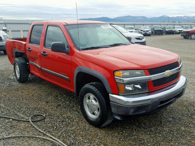 1GCDT136158244179 - 2005 CHEVROLET COLORADO RED photo 1