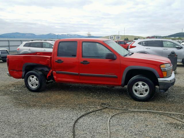 1GCDT136158244179 - 2005 CHEVROLET COLORADO RED photo 9