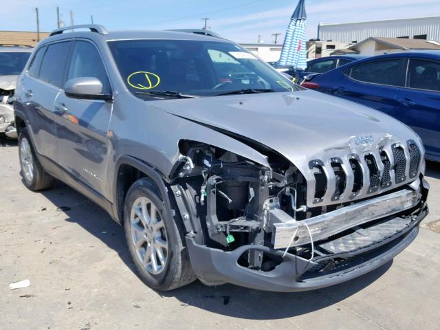 1C4PJLCB4GW257647 - 2016 JEEP CHEROKEE L GRAY photo 1