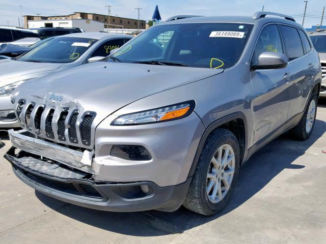 1C4PJLCB4GW257647 - 2016 JEEP CHEROKEE L GRAY photo 2