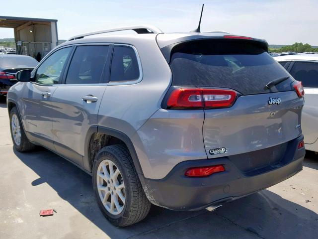 1C4PJLCB4GW257647 - 2016 JEEP CHEROKEE L GRAY photo 3