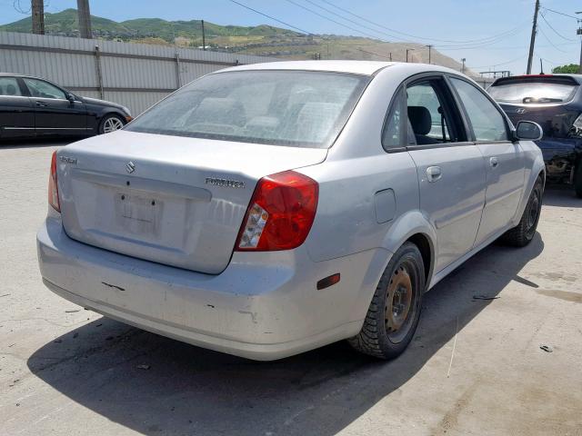 KL5JD56Z05K157573 - 2005 SUZUKI FORENZA S SILVER photo 4