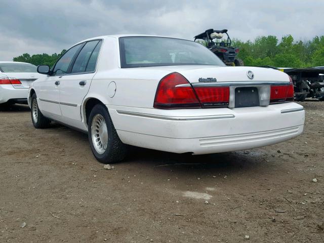 2MEFM75W6YX680387 - 2000 MERCURY GRAND MARQ WHITE photo 3