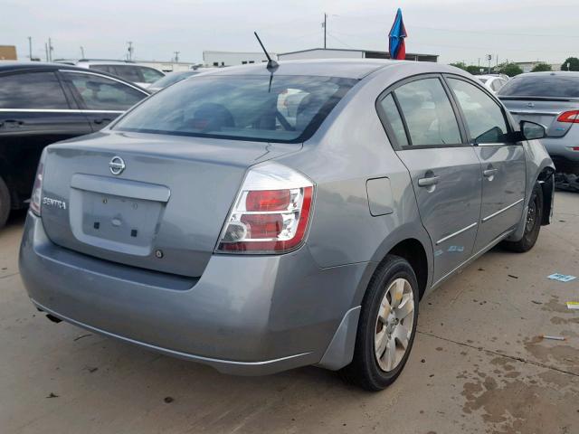 3N1AB61E98L608516 - 2008 NISSAN SENTRA 2.0 GRAY photo 4