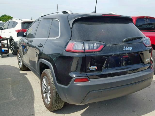 1C4PJLLB9KD132647 - 2019 JEEP CHEROKEE L BLACK photo 3