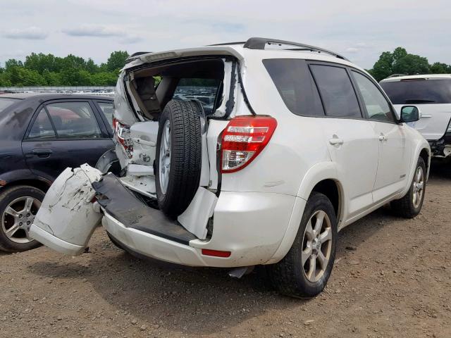 JTMBK31V495076576 - 2009 TOYOTA RAV4 LIMIT WHITE photo 4