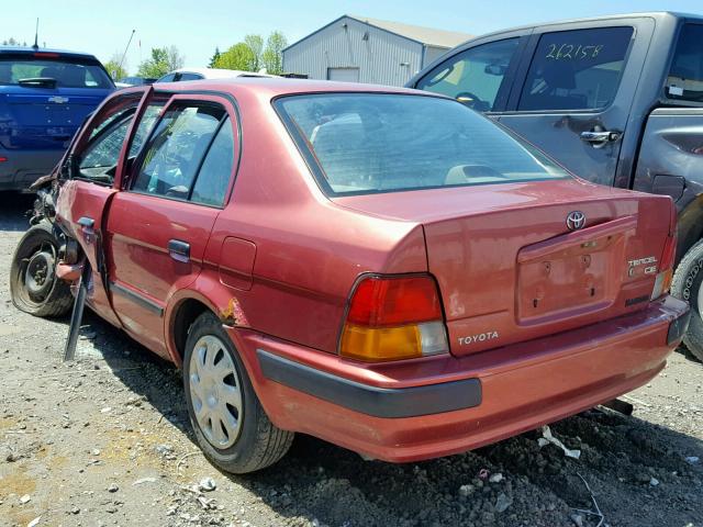 JT2BC53L5V0230846 - 1997 TOYOTA TERCEL CE RED photo 3