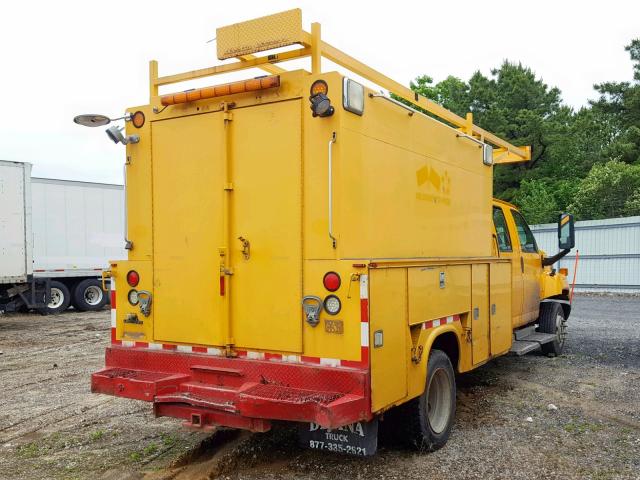 1GDE4E1958F417042 - 2008 GMC C4500 C4E0 YELLOW photo 4