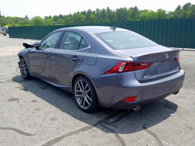 JTHCM1D21G5007652 - 2016 LEXUS IS 300 GRAY photo 3