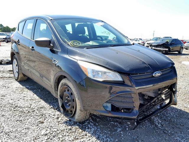 1FMCU0F77EUA21767 - 2014 FORD ESCAPE S BLACK photo 1