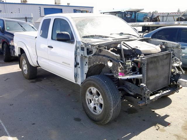 5TETU62N57Z423230 - 2007 TOYOTA TACOMA PRE WHITE photo 1