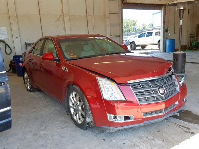 1G6DT57V280198277 - 2008 CADILLAC CTS HI FEA BURGUNDY photo 1