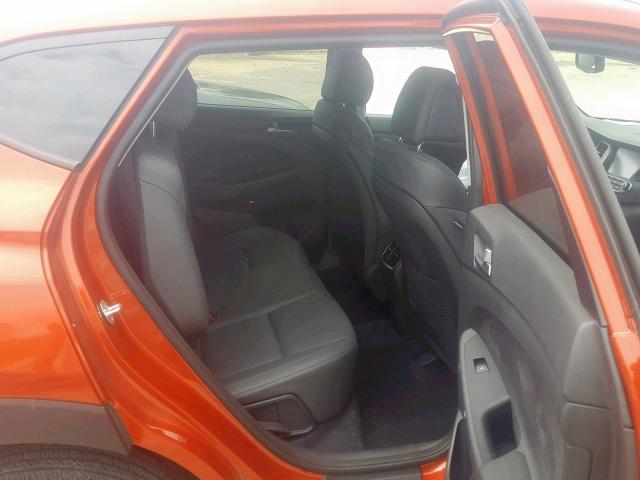 KM8J33A44HU408192 - 2017 HYUNDAI TUCSON LIM ORANGE photo 6