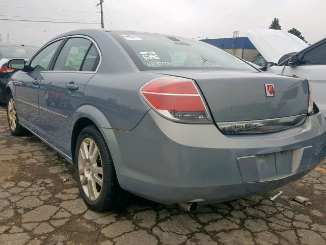 1G8ZS57N17F307002 - 2007 SATURN AURA XE GRAY photo 3