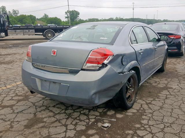 1G8ZS57N17F307002 - 2007 SATURN AURA XE GRAY photo 4