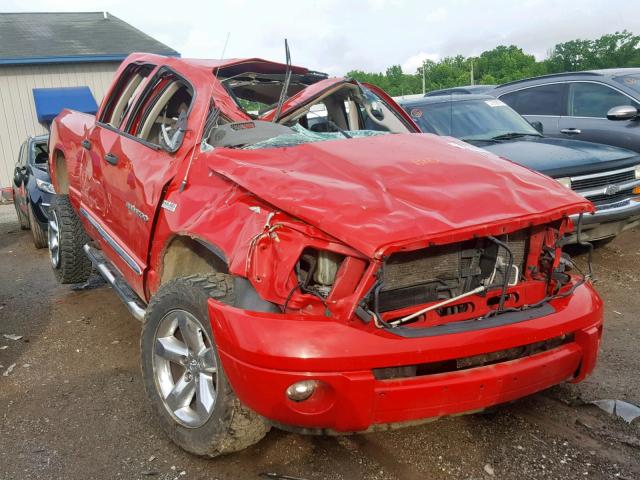 1D7HU18277S173408 - 2007 DODGE RAM 1500 S RED photo 1