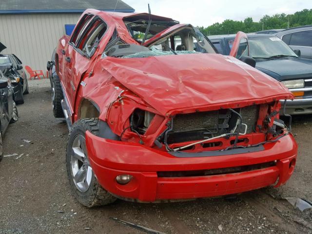 1D7HU18277S173408 - 2007 DODGE RAM 1500 S RED photo 9