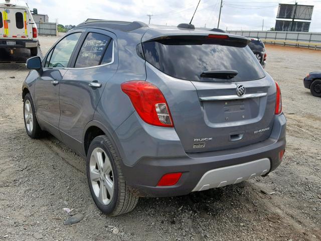 KL4CJASB9FB078170 - 2015 BUICK ENCORE GRAY photo 3