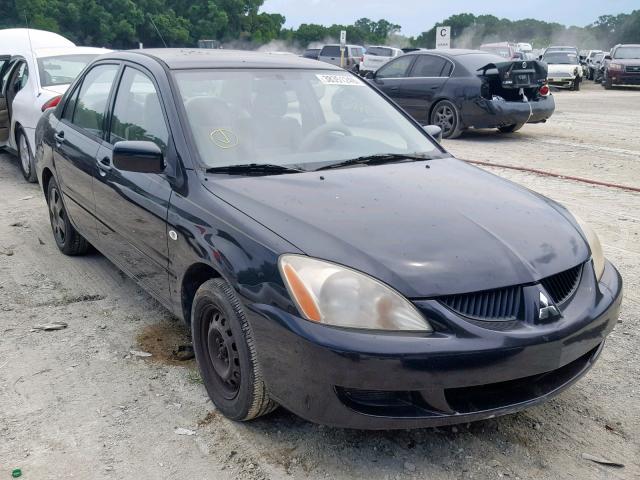 JA3AJ26E24U052999 - 2004 MITSUBISHI LANCER ES BLACK photo 1