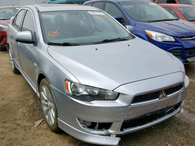 JA32U8FW0AU004078 - 2010 MITSUBISHI LANCER GTS SILVER photo 1