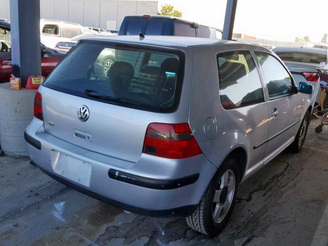 9BWDD21J714023381 - 2001 VOLKSWAGEN GTI GLS SILVER photo 4