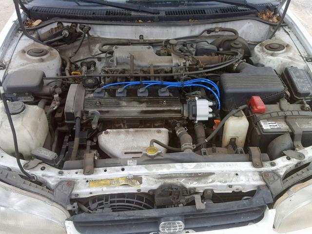 1Y1SK5285VZ408124 - 1997 GEO PRIZM LSI WHITE photo 7