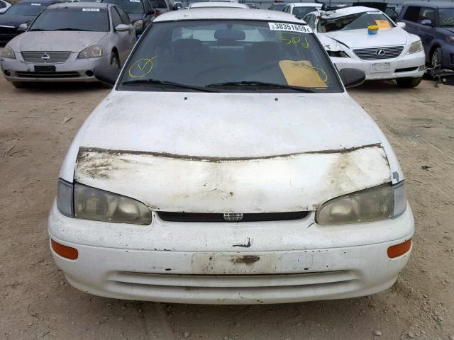 1Y1SK5285VZ408124 - 1997 GEO PRIZM LSI WHITE photo 9