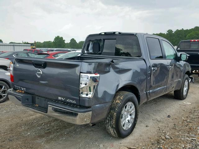 1N6AA1EJXKN503501 - 2019 NISSAN TITAN S GRAY photo 4