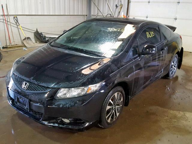 2HGFG3B02DH522412 - 2013 HONDA CIVIC EXL BLACK photo 2