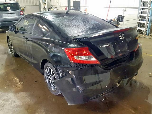 2HGFG3B02DH522412 - 2013 HONDA CIVIC EXL BLACK photo 3