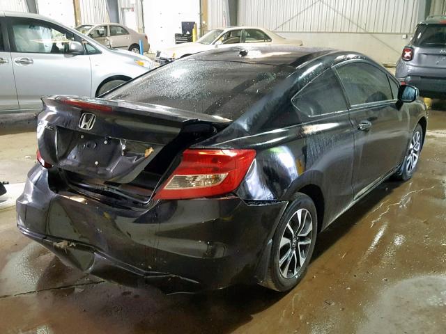 2HGFG3B02DH522412 - 2013 HONDA CIVIC EXL BLACK photo 4