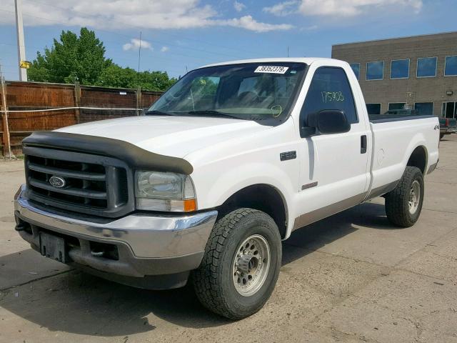 1FTNF21P03ED55981 - 2003 FORD F250 SUPER WHITE photo 2