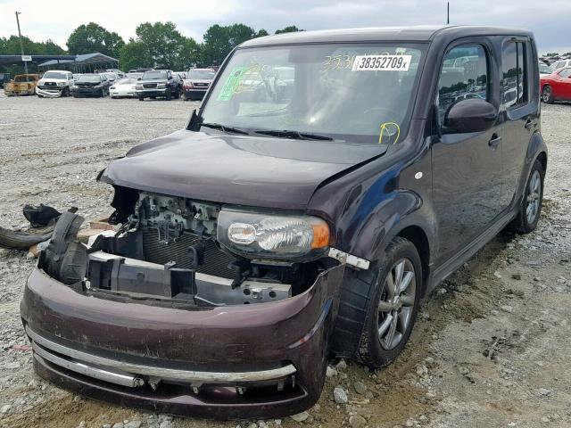 JN8AZ2KRXAT159582 - 2010 NISSAN CUBE BASE PURPLE photo 2