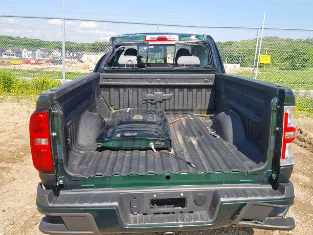 1GCHTCE39G1230624 - 2016 CHEVROLET COLORADO L GREEN photo 6