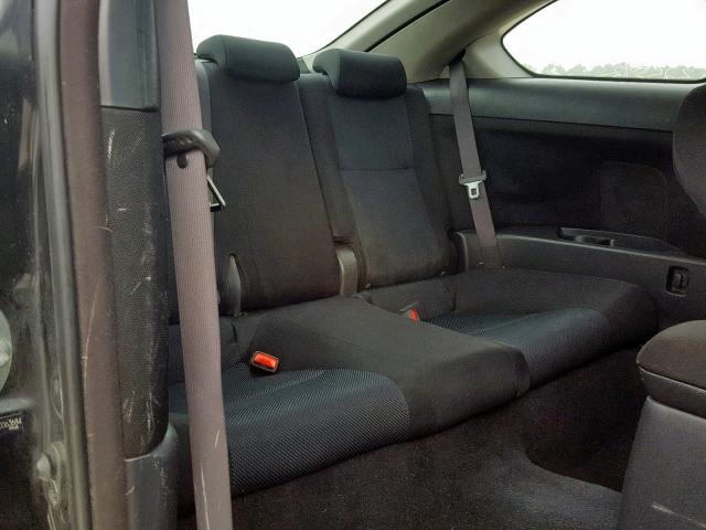 JTKDE177X60063684 - 2006 TOYOTA SCION TC შავი ფოტო 6