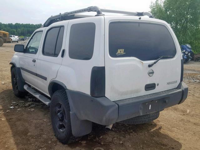 5N1ED28T03C687127 - 2003 NISSAN XTERRA XE WHITE photo 3