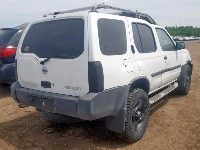 5N1ED28T03C687127 - 2003 NISSAN XTERRA XE WHITE photo 4