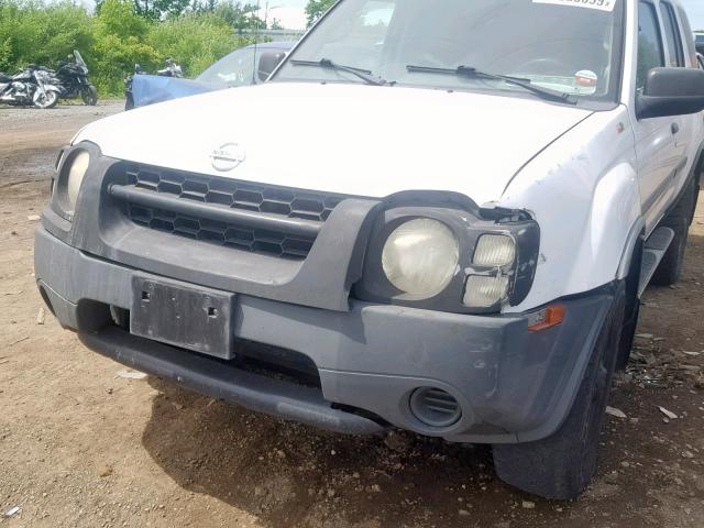 5N1ED28T03C687127 - 2003 NISSAN XTERRA XE WHITE photo 9