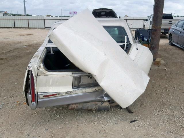 1G6CD53B4N4255314 - 1992 CADILLAC DEVILLE WHITE photo 9