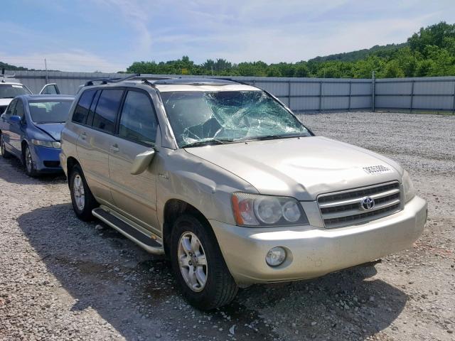 JTEGF21A530087121 - 2003 TOYOTA HIGHLANDER TAN photo 1